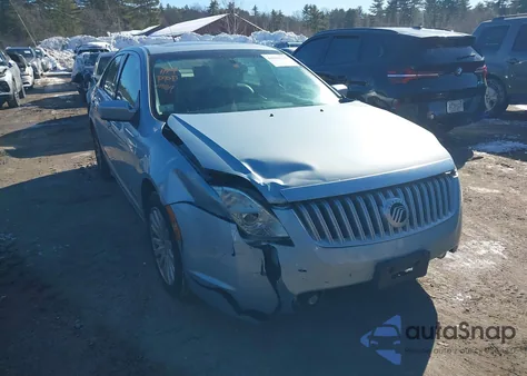 2010 Mercury Milan Hybrid from USA, damaged, VIN 3MEDM0L31AR637359